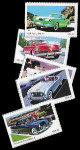 PCBstamps    US #3931-3935 Sgls $1.85(5x37c)Sporty Cars 1950's, (11)