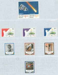 Norfolk Island #381/385-391 Mint (NH) Single (Complete Set) (Queen) (Royalty)