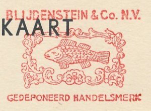 Meter card Netherlands 1941 Fish - Enschede