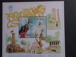 ​VIETNAM-2000-SC#3009 HANOI 990TH ANIVERSARY MNH  S/S -RARE VERY FINE LAST ONE