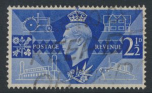 GB   SG 491   SC#  264  Used  Peace 1946 see detail & scans