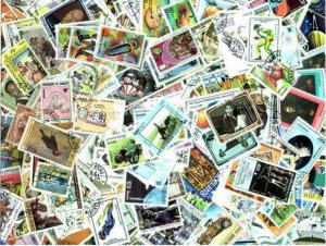 French Community - Stamp Collection - 2,000 Different Stamps - All Large