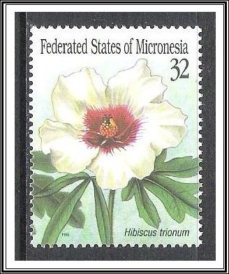 Micronesia #228c Hibiscus Flowers MNH