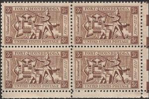 # 1071 MINT NEVER HINGED FORT TICONDEROGA