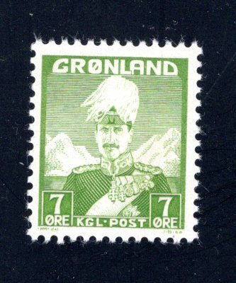 Greenland #3, F/VF, Unused, CV $3.75 ....2510157