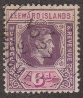 Leeward Islands Scott #110b Stamp - Used Single