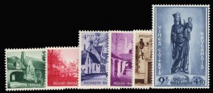 Belgium #B561-566 Cat$175, 1954 Friends of the Beguinage of Bruges, complete ...