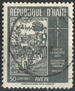 HAITI - SC #C92 - USED AIRMAIL - 1954 - Item HAITI044