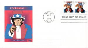 #3259 Uncle Sam Alto FDC