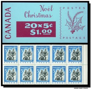 CANADA BK72b MNH, Christmas Issue 1968