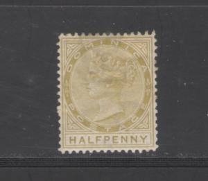 Dominica 1883 Queen Victoria 1/2p Scott # 16 MH