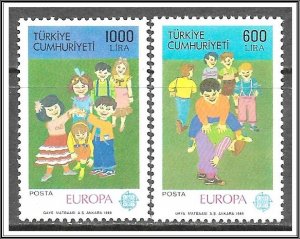 Turkey #2440-2441 Europa Complete Set MH