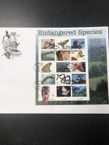 US 3105 Endangered Species First Day Of Issue On Big Artcraft Envelope. 1996