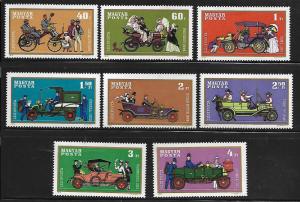 HUNGARY C296-C303 MNH C/SET AUTOMOBILES