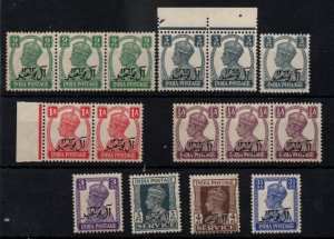 Muscat 1944 KGVI unmounted mint MNH collection WS38686