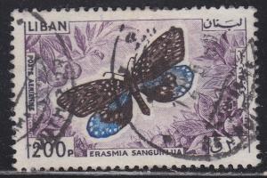 Lebanon C434 Erasmia Sanguiflua 1965