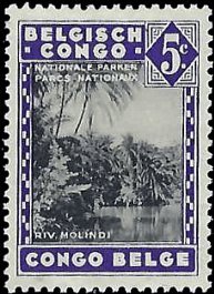 BELGIAN CONGO   #166 MH (2)