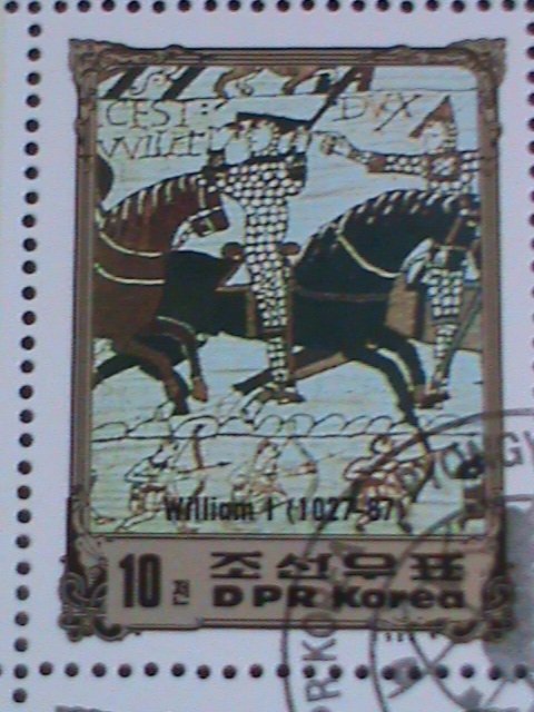 ​KOREA STAMP:1984 KINGS & QUEENS OF GRATE BRITAIN   CTO FULLI SHEET