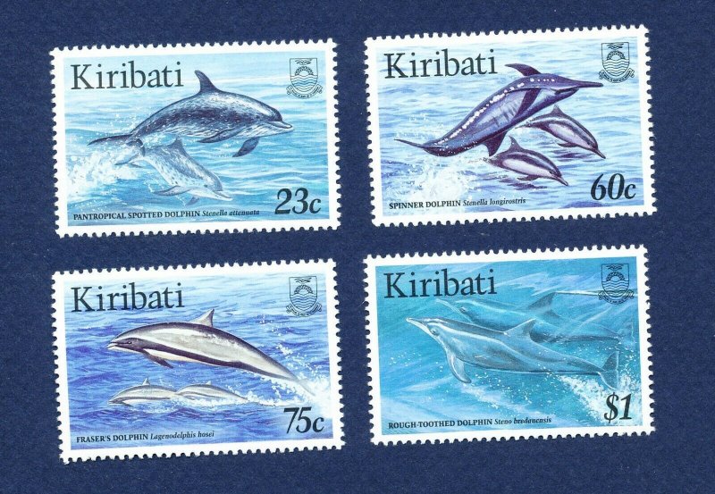 KIRIBATI - Scott 675-678 - FVF MNH -  Fish   Dolphin - 1996 