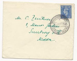 Great Britain Scott #239 on Cover Czechoslovakia Field Post May 1, 1943
