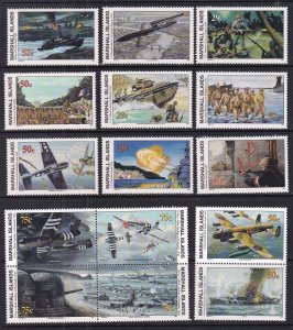 Marshall Islands 484-503a Anniversary WWII MNH VF