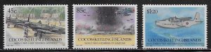 Cocos Islands Scott #'s 264 - 266 MNH