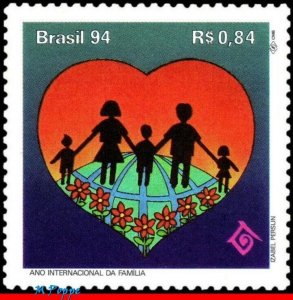 2512 BRAZIL 1994 INTL.YEAR OF THE FAMILY, LOVE CELEBRATIONS, MI# 2613 C-1911 MNH