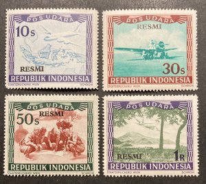 Indonesia 1949 #CO5-8, Airplane, MNH.