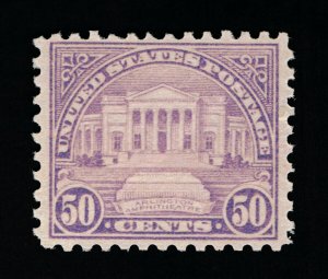 GENUINE SCOTT #570 F-VF MINT OG NH 1922 LILAC PERF-11 FLAT PLATE UNWMK  #12646