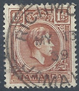 Jamaica 1938 - 1½d George VI - SG123 used