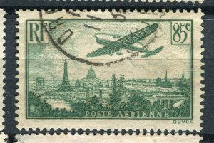 FRANCE; 1936 early Airmail issue fine used 85c. value