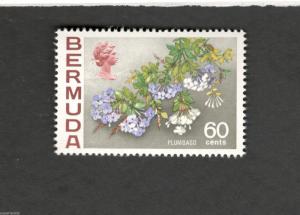 Bermuda SCOTT #269 PLUMBAGO 60c MNH stamp