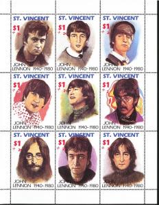 VINCENT SHEET SINGERS MUSIC JOHN LENNON