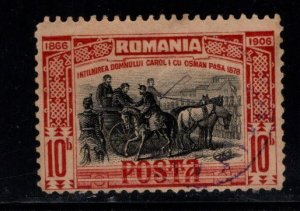 Romania Scott 179 Used stamp from 1901 King Carol set