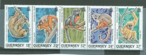 Guernsey #416-420a  Multiple