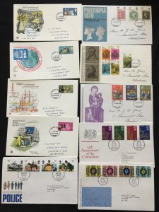 Great Britain 1970s Covers FDC Defintives Commems(Appx 108 Items) LA515