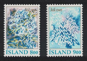 Iceland Christmas 2v 1985 MNH SG#671-672