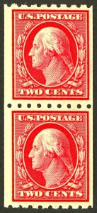 U.S. #391 MINT PAIR OG NH