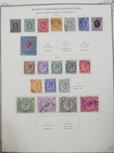 EDW1949SELL : KENYA U & T Nice Mint & Used collection on album pages. Cat $873.