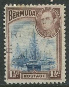 Bermuda #119 KGVI Used  Scott CV. $1.50