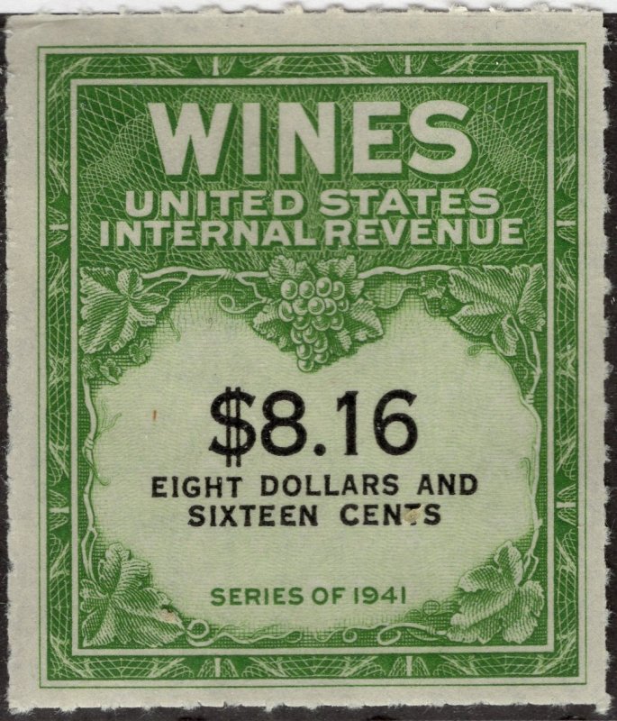 Scott RE203 Wine, MNH, NGAI (CV 8.16)