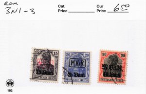 ROMANIA  3N1-3   USED