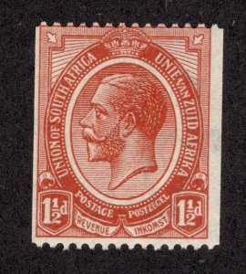 South Africa 1920 KGV 1½p Coil - OG MH - SC# 19  (ref# 6672)