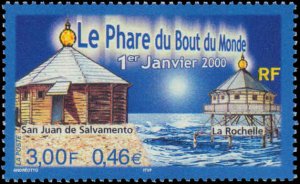 France  #2749, Complete Set, 2000, Lighthouses, Never Hinged