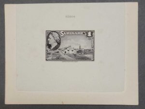 vtaeb.O) 1945 SURINAME, SURINAM, PROOF, QUEEN WILHELMINA