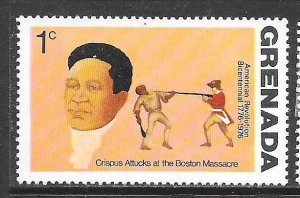 Grenada 629: 1/2c Crispus Attucks, MHR, VF