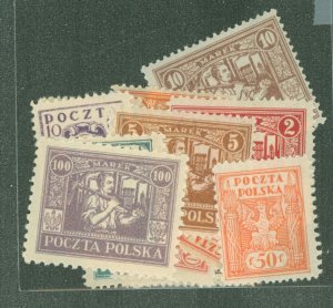 Poland #170-90 Unused Single (Complete Set) (Cat)