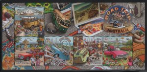 Australia 2013 MNH Sc 3940a 60c Australian Road Trips Sheet