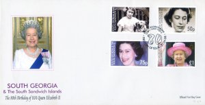 South Georgia. 2006 Royal Family. 2 FDC.