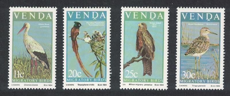 Venda Migratory Birds 2nd series 4v SG#91/94